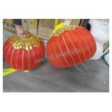 11X, ASST SIZED CHINESE LANTERNS