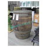 2X, 25" X 36.5" WOODEN BARRELS