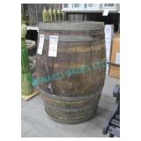 1X, 25" X 36.5" WOODEN BARREL