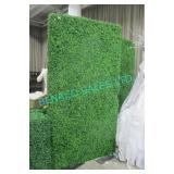 5X, 48" X 96" X 13" FAUX FLORAL WALLS