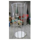 1X, 78" TALL X 35" ROUND GOGO DANCE CAGE