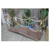 1X, 93" BRIDGE W/ ROPE RAILING