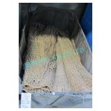 LOT, APRX 8 PCS, ASST SIZE GRASS HUT COVERINGS