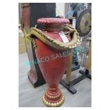 1X, 52" TALL ORIENTAL DRAGON VASE