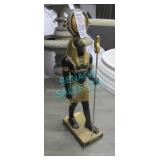 1X, 15" X 8" X 38"H EGYPTIAN HORUS FIGURINE