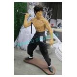 1X, 28" X 47" X 68" BRUCE LEE FIGURINE