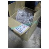 LOT, BOX W/ LG QTY OF CLEAR, LOOSE DECO CRYSTALS