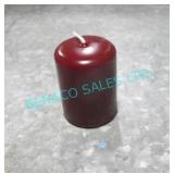 LOT, 48 PCS, 2" (5 HOUR) RED CANDLES (2 BOXES)