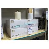 LOT, 36 PCS, YUMMI 4" (40HR) CANDLES