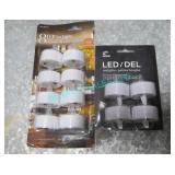 LOT, APRX 104 PCS, NEW LED TEALIGHTS