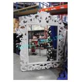 1X, 65" X 83" WHITE LEXINGTON DECORATIVE MIRROR