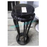 1X, 14" X 38"H BLACK LEXINGTON SIDE TABLE
