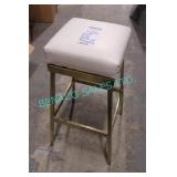36X, GOLD HI-TOP STOOLS W/ 40 WHITE VELCRO SEATS