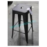 17X, BACKLESS STACKABLE METAL DISTILLERY HI-TOP