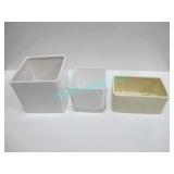 LOT, 20PCS ASST VASES (5.5"x7.5" & SQ. 8.5"x5")