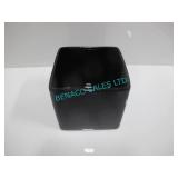 LOT, 16PCS 6" x 6" BLACK CAMEO VASES