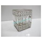 LOT, 15PCS, 5.5"x 5.5" x 7" CRYSTAL VASES