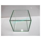 LOT, 6PCS, 8" x 8"H GLASS VASES