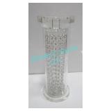 LOT,6PCS, 5" x 14"H CRYSTAL CANDLE HOLDERS