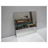 LOT, 15PCS, 12" x 12" SQUARE MIRROR PLATES