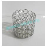 LOT,APRX 78PCS, ROUND CRYSTAL VOTIVES 3" x 3"H