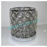 LOT, 8PCS, 5"D x 6"H ROUND CRYSTAL FRENCH SHADES