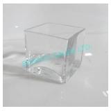 LOT, 48PCS, 3" x 3" SQUARE GLASS VOTIVES