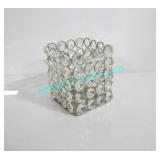 LOT, APRX 45 PCS, 3" X 3" CRYSTAL CANDLE VOTIVES