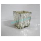 LOT, APRX 136 PCS 3" SHINY SQ CANDLE VOTIVES