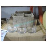 LOT, APRX 80 PCS, 3"D X 4" H CYLINDER GLASS VASES
