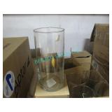 LOT, 17 PCS, 3.75" X 7.75" CYLINDER GLASS VASES