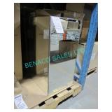 1X, 14" X 28" MIRRORED PEDESTAL