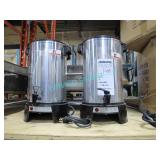 LOT, 2 COFFEE URNS
