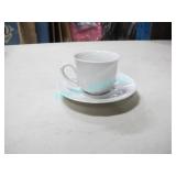 LOT, APRX 70 SETS, SABINA TEACUPS W/ SAUCERS