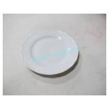 LOT, 46 PCS, 10" D SABINA WHITE PLATES