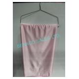 LOT, 17PCS, PINK SATIN 132"D ROUND LINENS