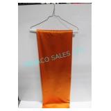 LOT, 8PCS, PAPAYA SATIN 132"D ROUND LINENS