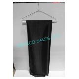 LOT, 5PCS BLACK DUPIONI 90" x 156" BUFFET LINENS