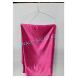 LOT, 24PCS, HOT PINK SATIN 132"D ROUND LINENS
