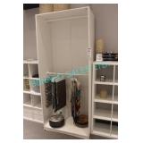 1X, 39" x 92"H, 2-BAR LINEN/WARDROBE STORAGE