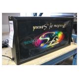 1X, 24" X 12" X 3.5" BOX LIGHT UP SIGN, 110V