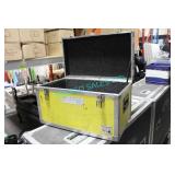 1X, YELLOW 25" X 14" X 14" ROAD CASE (1 CUT ON