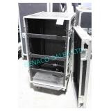 1X, 21" X 36" X 26" 2-PORT 19" COMPONENT RACK CAB