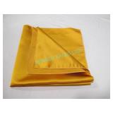 LOT, APRX 40PCS 19" x 19" SATIN ORANGE NAPKINS