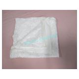 LOT,APRX 210PCS, 17"x18" IVORY LACE SATIN NAPKINS