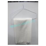 LOT, 6PCS, IVORY POLYESTER 90"x136" BUFFET LINENS