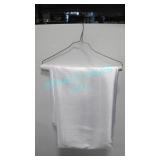LOT, 27PCS,WHITE DUPIONI 90"x156" BUFFET LINENS