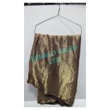 LOT, 10PCS GOLD/PURPLE CRINGLE 132"D ROUND LINENS