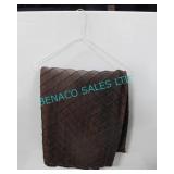 LOT, 11PCS, BROWN PINTUCK 90" x 156" BUFFET LINENS
