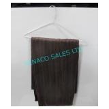 LOT, 9PCS BROWN JEWELS 90" x 156" BUFFET LINENS